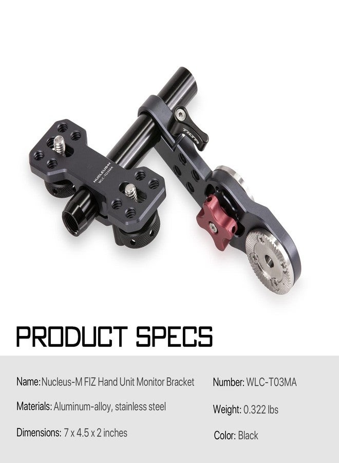 Tilta Nucleus-M FIZ Hand Unit Monitor Bracket | Compatible with Any External Monitor with 1/4"-20 Threads - Image 3